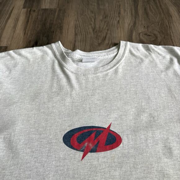 Vintage Midway Video Game Promo T-Shirt Size XL Gray 1990s - Picture 3 of 4